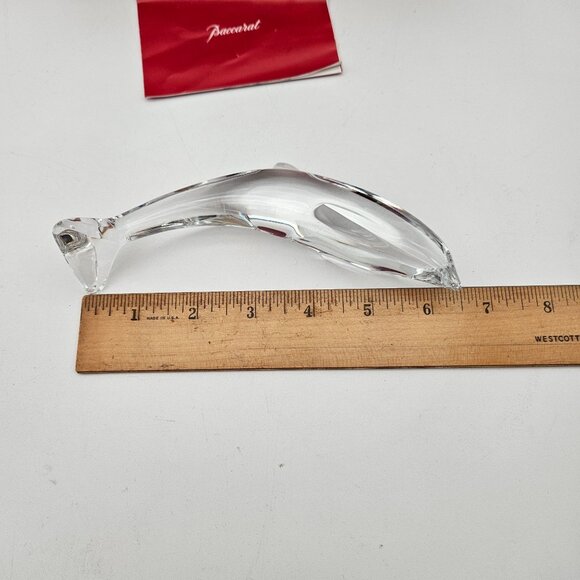 Baccarat Crystal Dolphin 6.5" Boxed - Picture 4 of 7